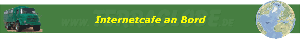 Internetcafe an Bord