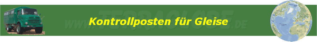 Kontrollposten f�r Gleise