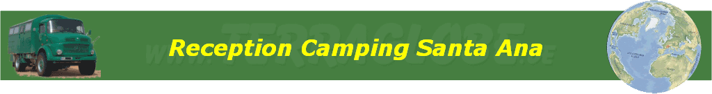 Reception Camping Santa Ana