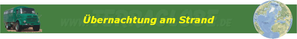 �bernachtung am Strand