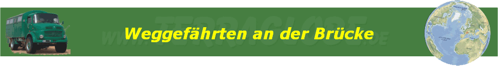Weggef�hrten an der Br�cke