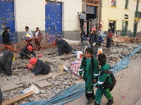 Baustelle in Stadtmitte