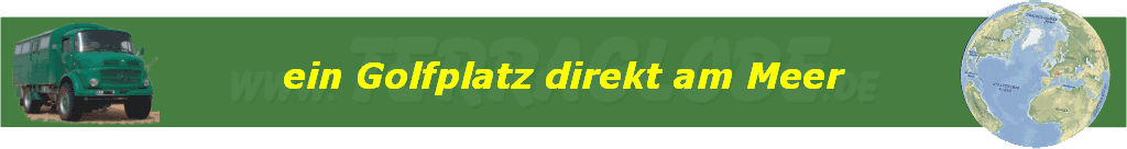 ein Golfplatz direkt am Meer