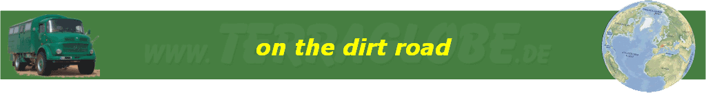 on the dirt road