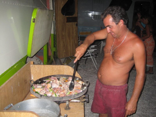 Las Conchilla Daniel kocht f�r alle