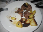 Roast veal with potatos